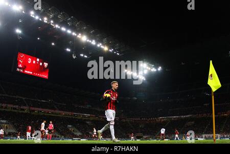 ESCLUSIVA MILAN  Foto Spada/LaPresse 09 December  2018 Milano ( Italia ) sport calcio Milan vs Torino  - Campionato di calcio Serie A TIM 2018/2019 - Stadio San Siro  Nella foto:  Castillejo  EXCLUSIVE MILAN  Photo Spada/LaPresse December 09 , 2018 Milan ( Italy ) sport soccer Milan vs Torino - Italian Football Championship League A TIM 2018/2019 - San Siro Stadium In the pic:  Castillejo Stock Photo