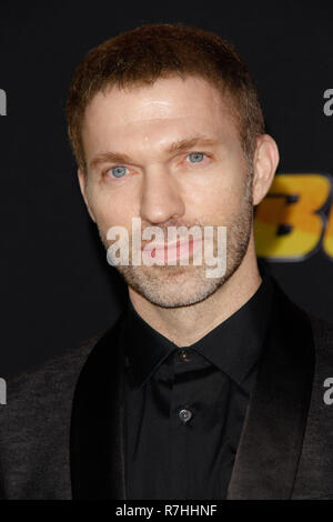 Los Angeles, USA. 9th Dec 2018. Travis Knight at the Premiere of Paramount Pictures' 'Bumblebee' held at the TCL Chinese Theatre in Hollywood, CA, December 9, 2018. Photo by Joseph Martinez / PictureLux Credit: PictureLux / The Hollywood Archive/Alamy Live News Stock Photo
