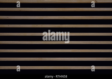 Texture of a horizontal slats from exterior of a building. Urban pattern for a background. Stock Photo