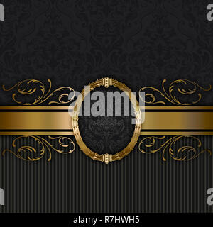 Luxury black and gold book cover design Stock Photo: 41666394 - Alamy