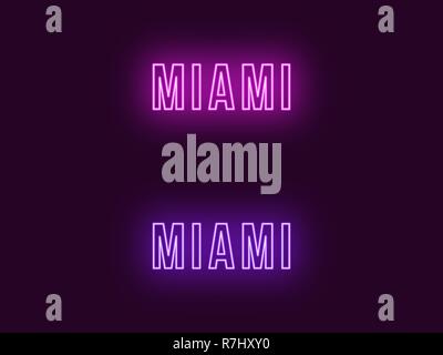 Miami Vice Neon Sign