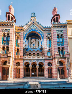 Jubilee Synagogue (Czech: Jubilejni synagoga), known as the Jerusalem Synagogue. Stock Photo