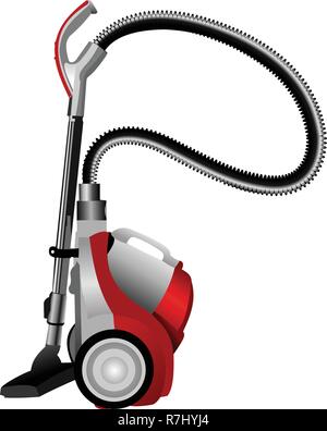 Home vacuum cleaner. Vector illustration Stock Vector