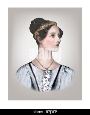 Ada Lovelace  1815 - 1852  English Mathematician Writer Stock Photo