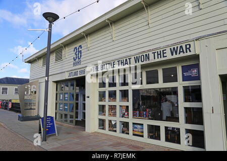 36 Hours - Jutland 1916 exhibition, Historic Dockyard, Portsmouth, Hampshire, England, Great Britain, United Kingdom, UK, Europe Stock Photo