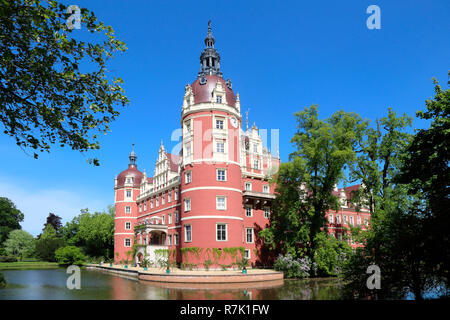 Bad Muskau castle water ditch Stock Photo