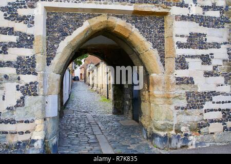 The Fisher Gate, Sandwich, Kent, England Stock Photo