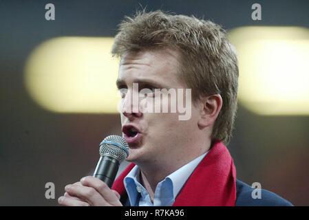 ALED JONES WALES V ENGLAND 05 February 2005 Stock Photo