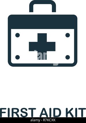 First Aid Kit icon. Premium style design from healthcare icon collection. Pixel perfect First Aid Kit icon for web design, apps, software, print usage Stock Vector