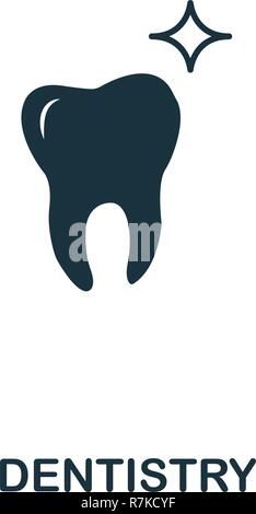 Dentistry icon. Premium style design from healthcare icon collection. Pixel perfect Dentistry icon for web design, apps, software, print usage Stock Vector