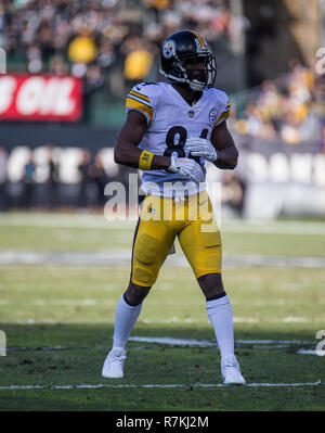 Pittsburgh Steelers wide receiver Antonio Brown carries the ball ...