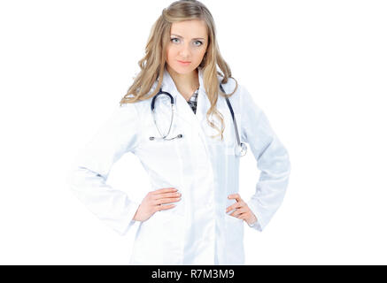 full-length portrait of a confident female doctor Stock Photo