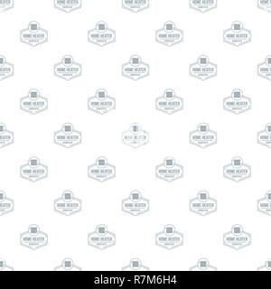 Heater pattern vector seamless Stock Vector