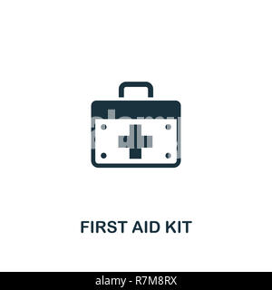 First Aid Kit icon. Premium style design from healthcare collection. Pixel perfect first aid kit icon for web design, apps, software, printing usage. Stock Photo