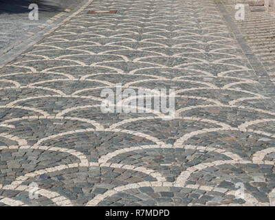 Scaled pavement Old Town Stock Photo