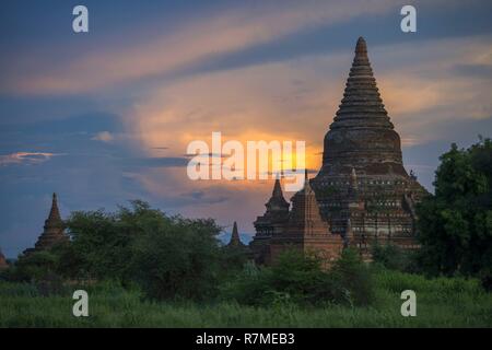 Myanmar, Mandalay Division, Bagan, pagode de Bu Let Thin/Myanmar, Mandalay Division, Bagan, Bu Let Thin pagoda Stock Photo