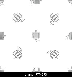 Beer production filter icon. Outline illustration of beer production filter vector icon for web design isolated on white background Stock Vector