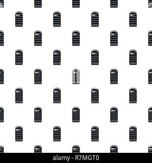 Sleeping bag pattern seamless vector repeat geometric for any web design Stock Vector