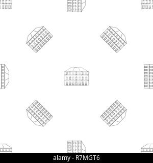 Building icon. Outline illustration of building vector icon for web design isolated on white background Stock Vector
