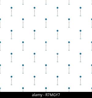 Electric toothbrush pattern seamless vector repeat for any web design Stock Vector