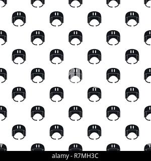Canoe helmet pattern seamless vector repeat geometric for any web design Stock Vector