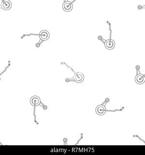 Electric grass cutter icon. Outline illustration of electric grass cutter vector icon for web design isolated on white background Stock Vector