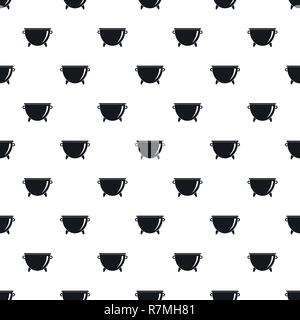 Kitchen cauldron pattern seamless vector repeat geometric for any web design Stock Vector