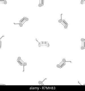 Hand grass cut icon. Outline illustration of hand grass cut vector icon for web design isolated on white background Stock Vector