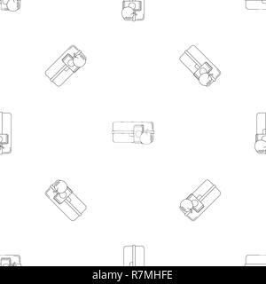 Apple cola box icon. Outline illustration of apple cola box vector icon for web design isolated on white background Stock Vector