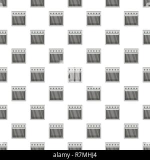 Gas oven pattern seamless vector repeat for any web design Stock Vector