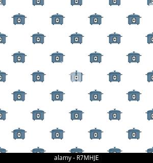 Pressure cooker pattern seamless vector repeat for any web design Stock Vector