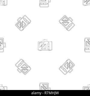 Handbag lunch icon. Outline illustration of handbag lunch vector icon for web design isolated on white background Stock Vector