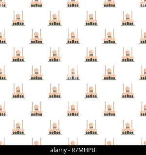 Mosque pattern seamless vector repeat for any web design Stock Vector