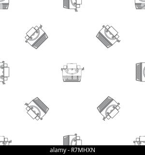 Classic typewriter icon. Outline illustration of classic typewriter vector icon for web design isolated on white background Stock Vector