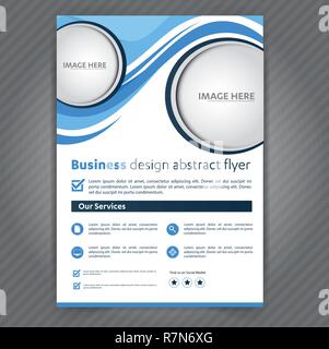 Business medical travel tourism real estate flyer ,brochure, template design, poster corporate identity Stock Vector