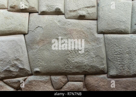 Twelve angled stone in Cusco, Peru Stock Photo