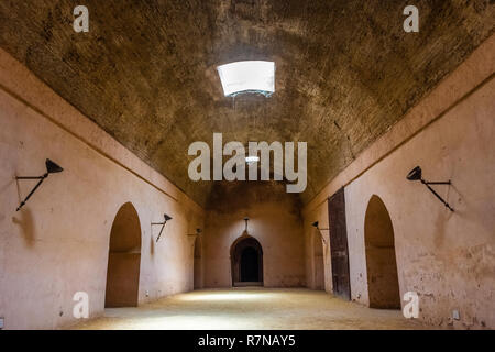 Meknes Royal Stables of the romans, Morocco Stock Photo