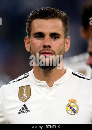 Spain - La Liga Santander 2018-2019 /  ( Real Madrid C.F. ) -  Jose Ignacio Fernandez Iglesias ' Nacho ' Stock Photo