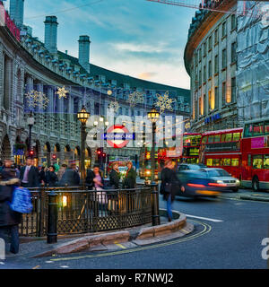 People shopping at Regent Street in London Stock Photo