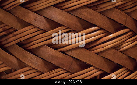 wicker or rattan basket texture. High resolution seamless texture. tree color. Stock Photo