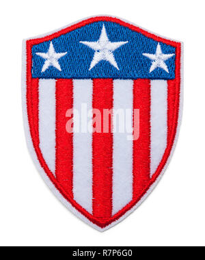 U.S.A. Flag Shield Patch, Patriotic American Flag Patches