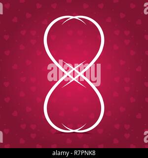 Vector templates design for women's day on 8th March Stock Vector