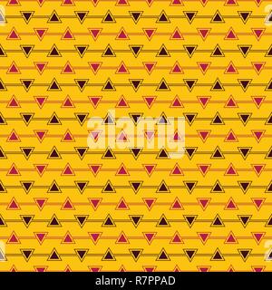 Geometric triangle shape vector seamless pattern Stock Vector