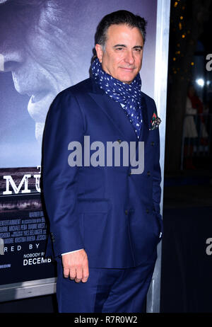 LOS ANGELES - DEC 10: Andy Garcia at the The Mule World Premiere at the ...