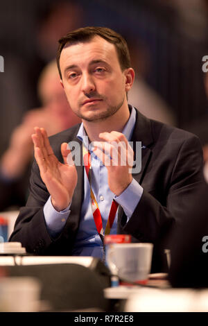 Paul ZIEMIAK, Chairman of the Junge Union, possible candidate as CDU secretary general, 31st CDU party conference 2018 in Hamburg from 6.- 8.12.2018, 08.12.2018 Â | usage worldwide Stock Photo