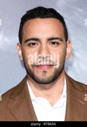 Westwood, California, USA. 10th Dec 2018. Actor Victor Rasuk arrives at the Los Angeles Premiere Of Warner Bros. Pictures' 'The Mule' held at the Regency Village Theatre on December 10, 2018 in Westwood, Los Angeles, California, United States. (Photo by David Acosta/Image Press Agency) Credit: Image Press Agency/Alamy Live News Stock Photo