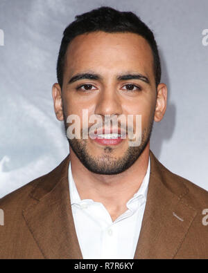 WESTWOOD, LOS ANGELES, CA, USA - DECEMBER 10: Actor Victor Rasuk arrives at the Los Angeles Premiere of Warner Bros. Pictures' 'The Mule' held at the Regency Village Theatre on December 10, 2018 in Westwood, Los Angeles, California, United States. (Photo by Image Press Agency) Stock Photo