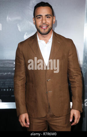 WESTWOOD, LOS ANGELES, CA, USA - DECEMBER 10: Actor Victor Rasuk arrives at the Los Angeles Premiere of Warner Bros. Pictures' 'The Mule' held at the Regency Village Theatre on December 10, 2018 in Westwood, Los Angeles, California, United States. (Photo by Image Press Agency) Stock Photo