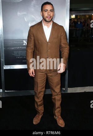 WESTWOOD, LOS ANGELES, CA, USA - DECEMBER 10: Actor Victor Rasuk arrives at the Los Angeles Premiere of Warner Bros. Pictures' 'The Mule' held at the Regency Village Theatre on December 10, 2018 in Westwood, Los Angeles, California, United States. (Photo by Image Press Agency) Stock Photo