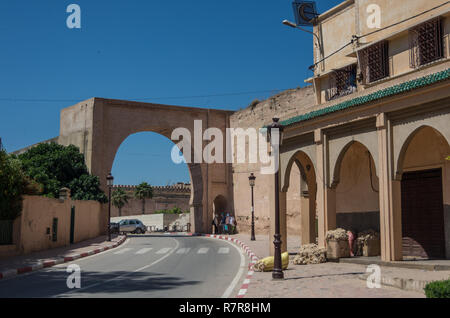 Meknes Morocco May 8 2017 Gate In District Dar El Kbira - 